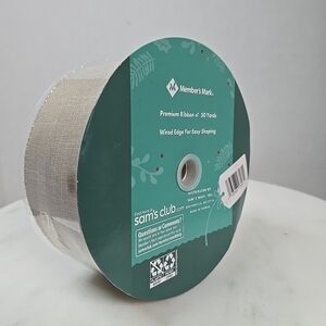Members Mark Wired Ribbon - 50 Yards